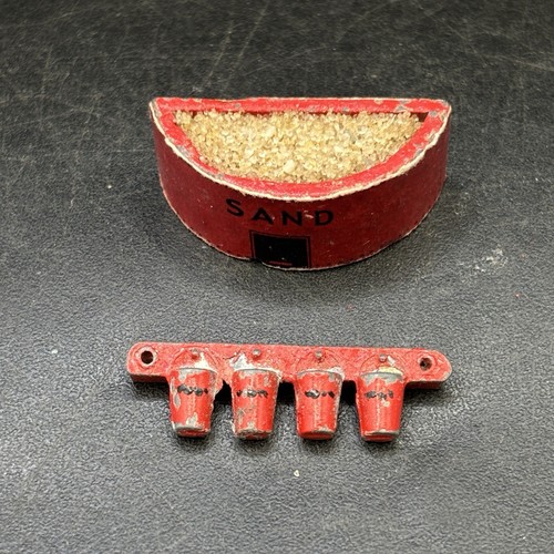 Sand box fire buckets - box,