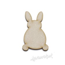 Wooden Bunny Craft Shapes -