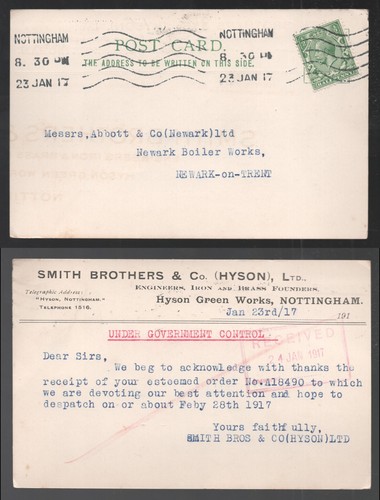 1917 kgv nottingham - 1917, pm