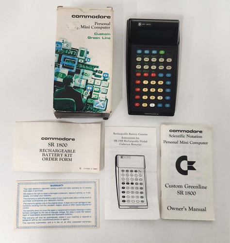 Vintage commodore 1800 - vintage, sr-1800