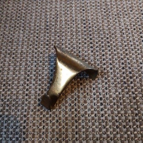Antique brass picture rail - ,