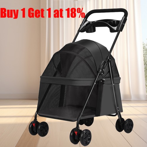 Pet stroller dog cat - dog,