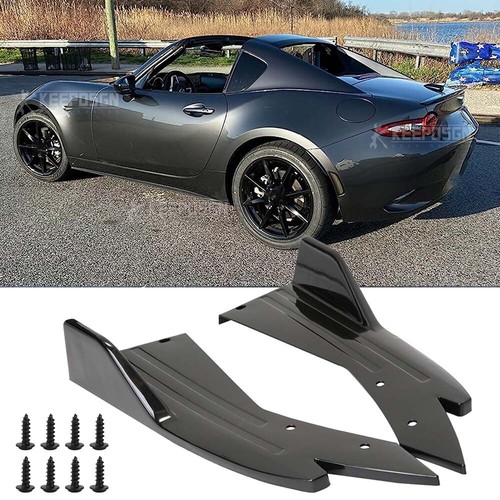 Glossy black car - glossy, rear