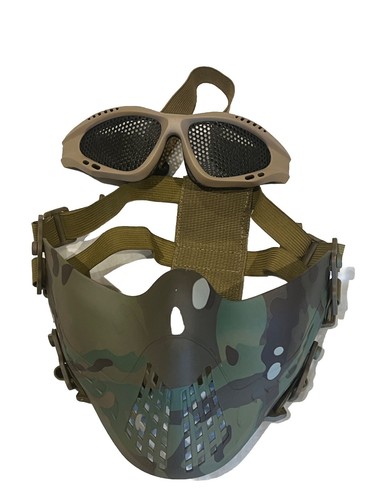 Tactical mask half - half,