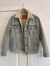 levis shearling denim jacket