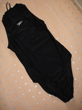 Speedo Lycra Hydrasuit Swimsuit UK/US 42”  Zip Back  D46 UK 20 High Neck