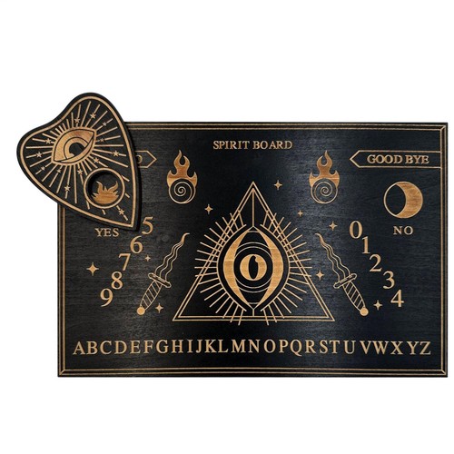 Wooden vintage ouija - ouija, board