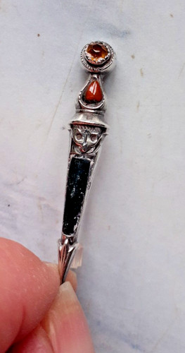 Antique scottish dirk silver - antique,
