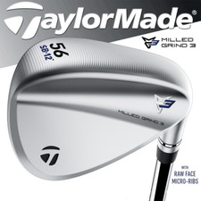 TAYLORMADE MILLED GRIND 3 SATIN CHROME GOLF WEDGES / LEFT HAND @ 50% OFF RRP !!!