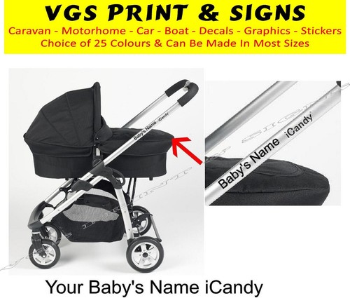 Icandy personalised name pram - icandy,