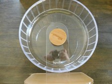Super-Silent Hamster Exercise Wheels Quiet Spinner, Clear Niteangel New Medium