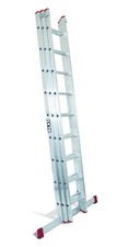 Lyte Three Section Domestic Extension Ladder – Aluminium EN131-2 Certified