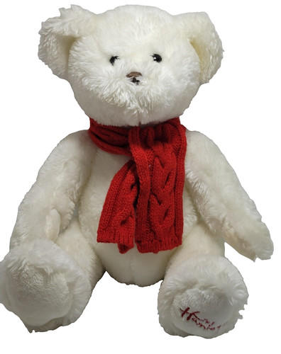 Hamleys white teddy bear - hamleys, with