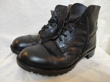 Authentic British army boots Black leather 'ammo DMS combat military 50s pattern