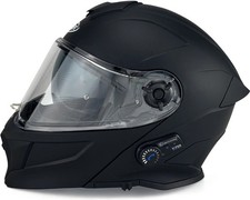 ViPER RS-V121 Blinc Bluetooth Flip-Up/Front Motorcycle Helmet - Matt Black