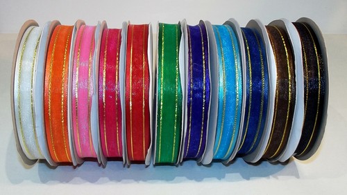 Organza satin edge ribbon - organza,
