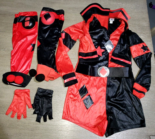 Harley quinn girls red - girls, black