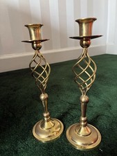 Pair Of Vintage Brass
