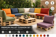 Euro pallet cushions garden - pallet,