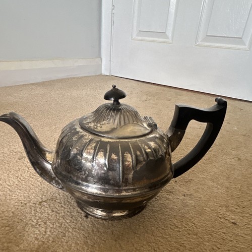 Silver plate teapot - teapot, tea/coffee