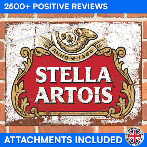 Stella artois metal - metal, sign