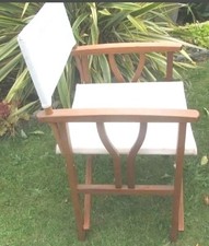 Directors Chair With Pale Blue