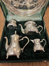 Vintage Silver Plated Tea Service/ Set. Indian EPNS. Boxed