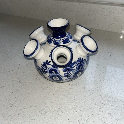 Delft blue tulip vase - vase, heinen
