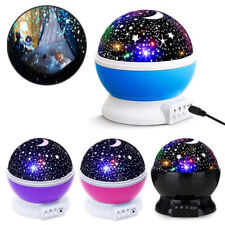 Starry Night Light Projector Star Sky Moon Lamp Kids Bedroom Lights UK
