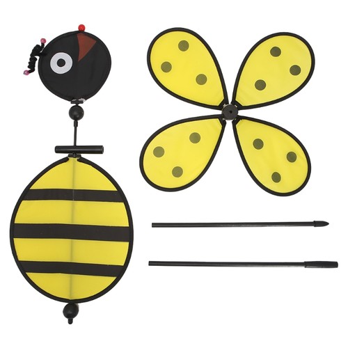 Large bee windmill whirligig - bee,