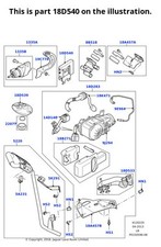 Land Rover Genuine Receiver Radio Remote Control Fits Discovery Sport LR036696