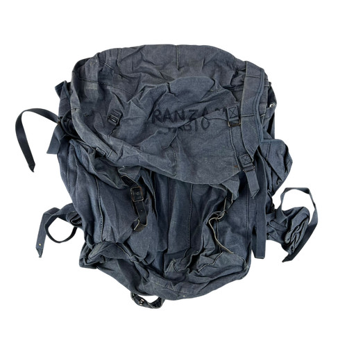 Italian army rucksack blue - italian,