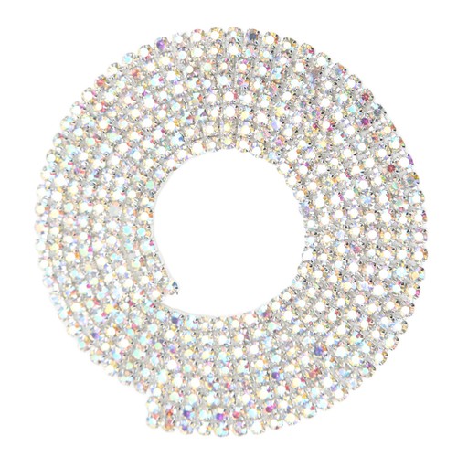 Rows close rhinestone chain - 2,