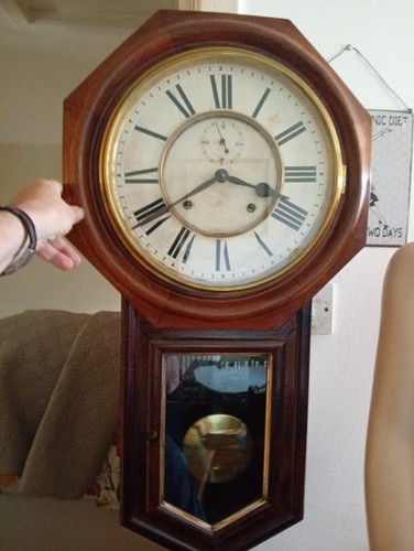 Antique ansonia american wall - ansonia,