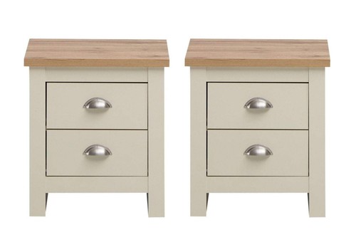 Bedside cabinet with 2 - 2x,