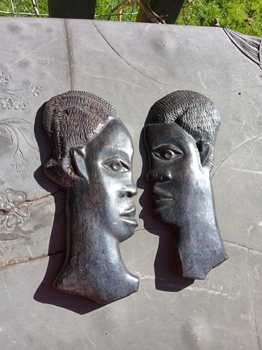 Pair hand carved - hand,