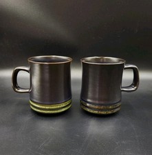 2 Vintage Denby-Langley Bokhara (Kismet) Mugs, 1970s