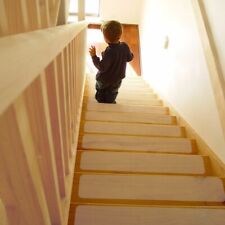 6"x24" Stair Treads Non-Slip Strips Indoors Clear Safety Anti Slip Step Grip Tap