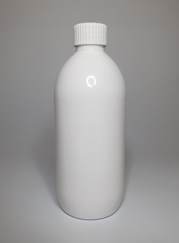 500ml plastic white round - 500ml, pp