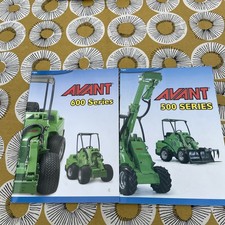 Avant 500/600 series  Loaders  Sales Brochures x2