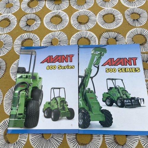 Avant 500 600 series - 500/600, loaders