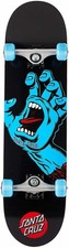 Santa Cruz Screaming Hand Complete Skateboard 8" - Black