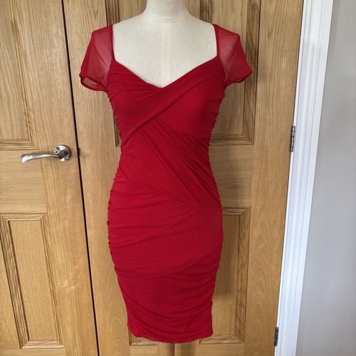 Wolford red tulle mini dress - wolford,