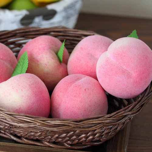 Pcs faux peach decorative - pcs,