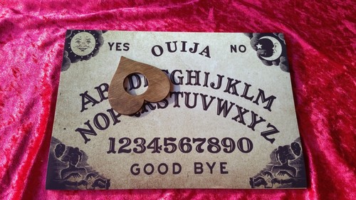 Wooden ouija board game - board, &