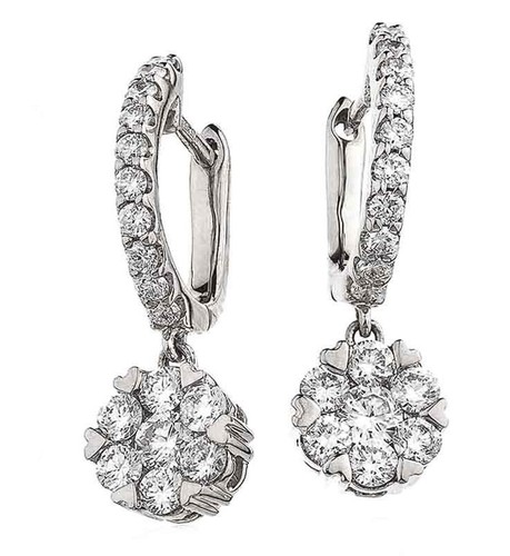 Diamond daisy drop - diamond,