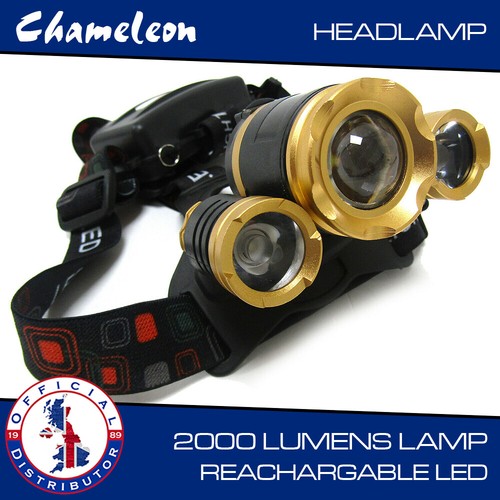 Rechargeable head torch - head,