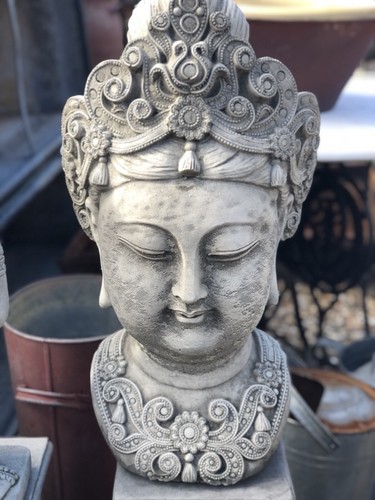Large ornate buddha head - large,