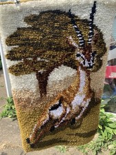 Latch Hook Wool Rug