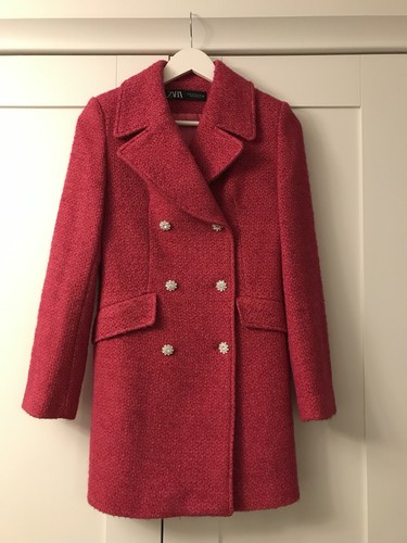 Zara pink coat - pink,